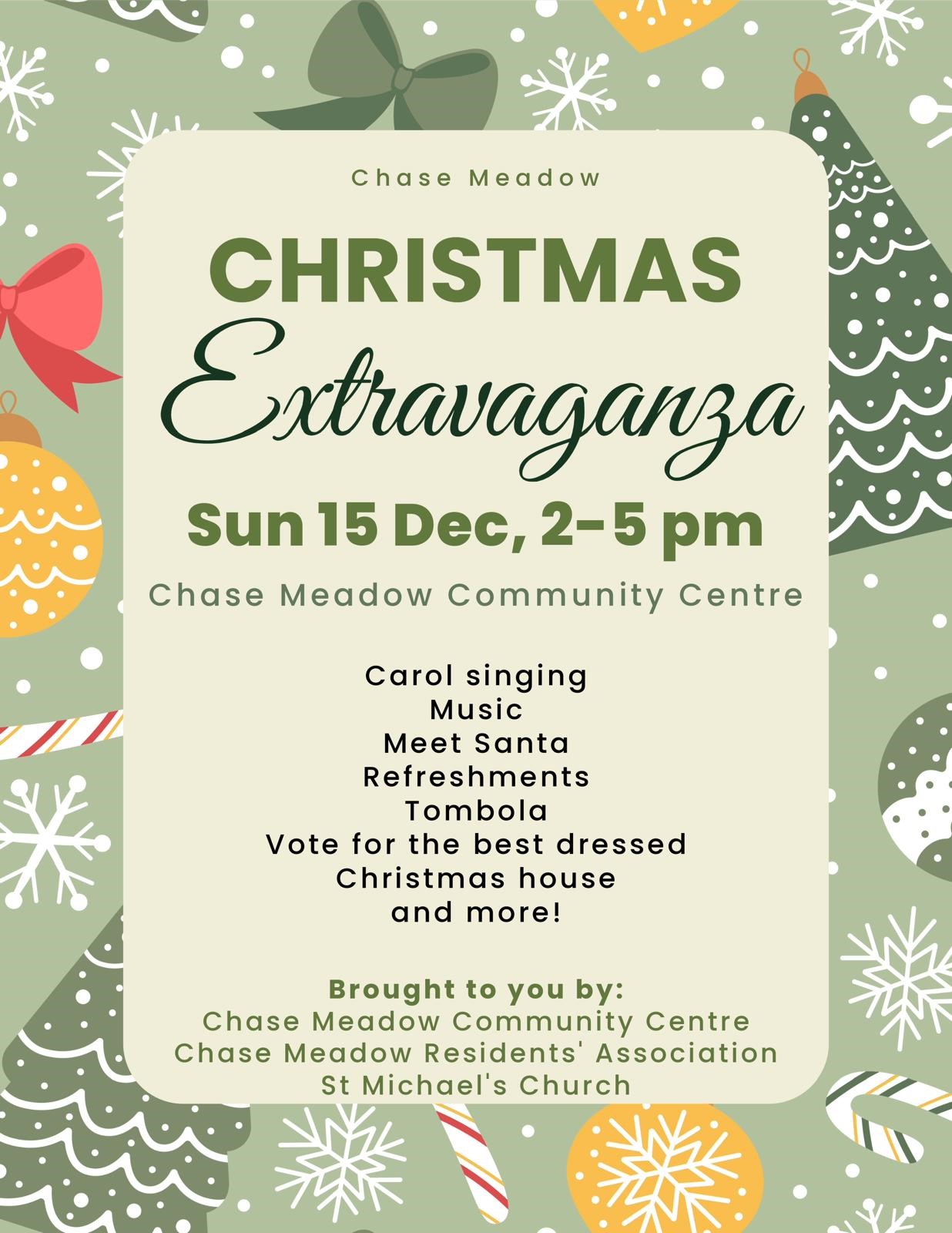 Poster for Chase Meadow Christmas Fair