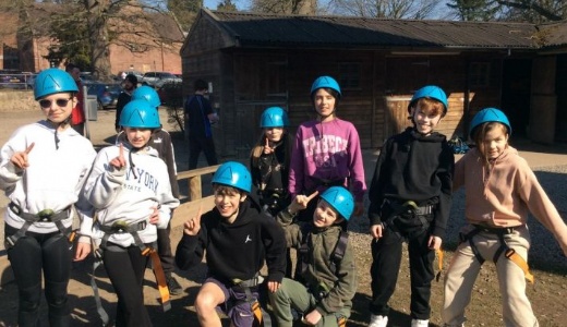 Y6 pupils enjoying their residential visit to Condover Hall in Shropshire.